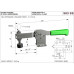 Зажим горизонтальный  из нержавеющей стали NR 903 SS