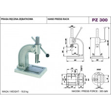 Ручной рычажный пресс PZ 300